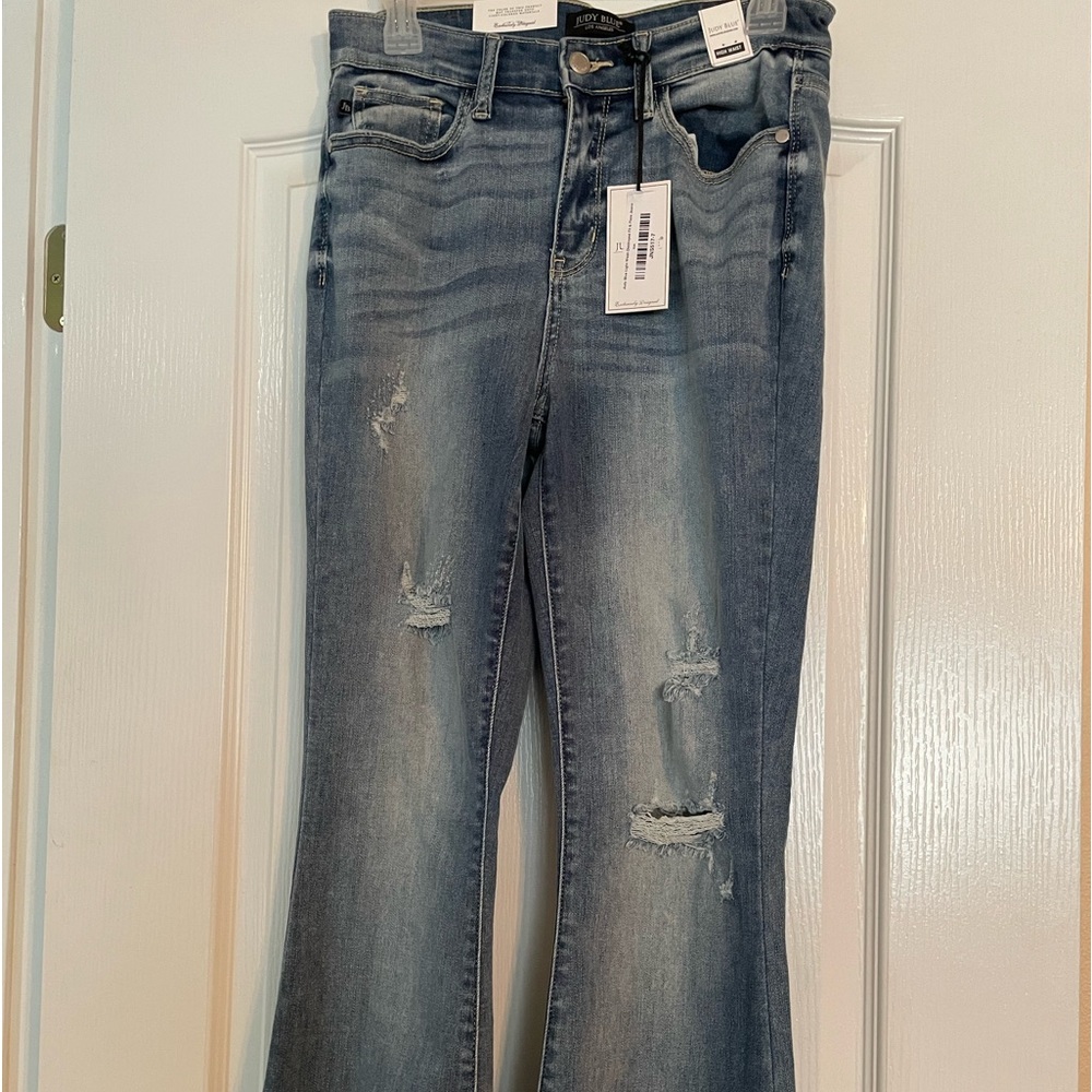 Judy Blues, NWT, Size 7/28, Light Blue, High Waist